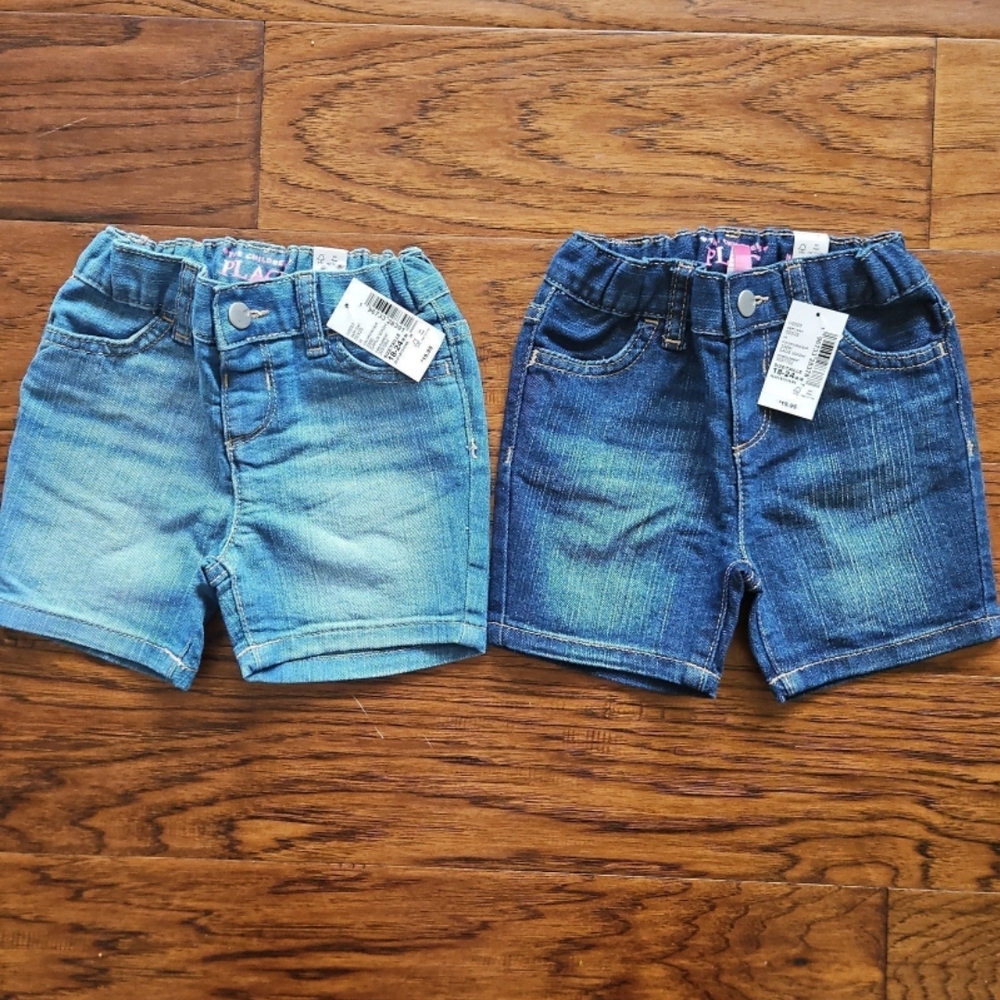NEW Children's Place 18-24 Month Toddler Baby Girl Denim Shorts